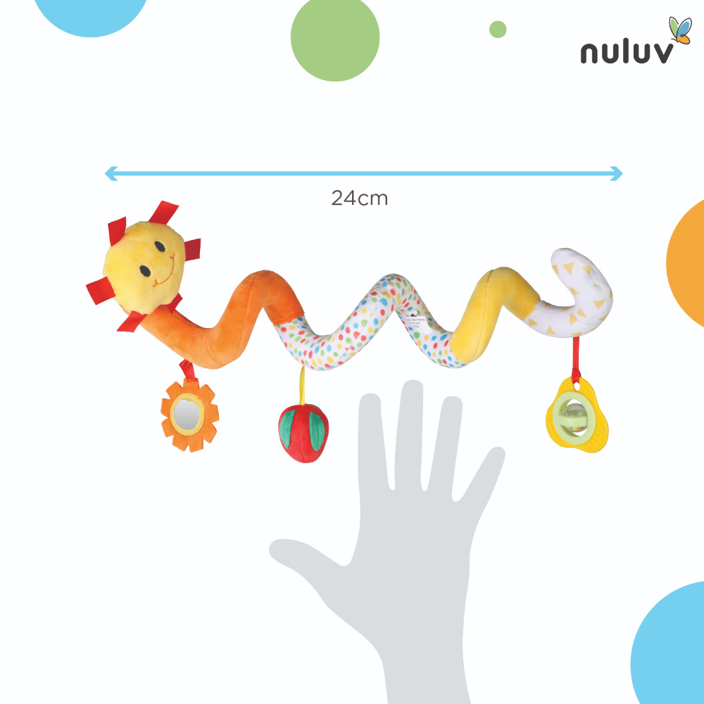 Nuluv Playtime Fruits Spiral Rattle