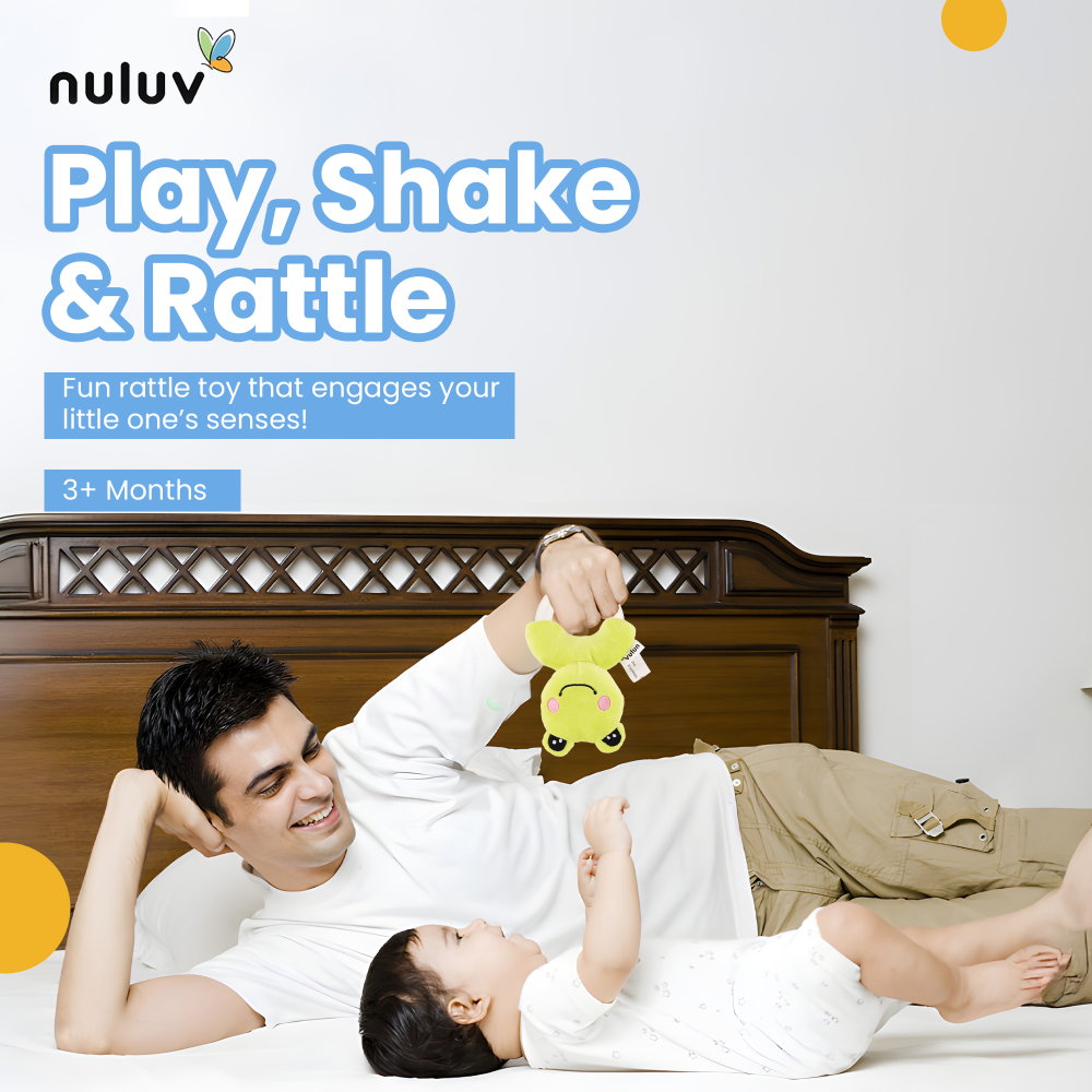 Nuluv Playtime Frog Ring Rattle