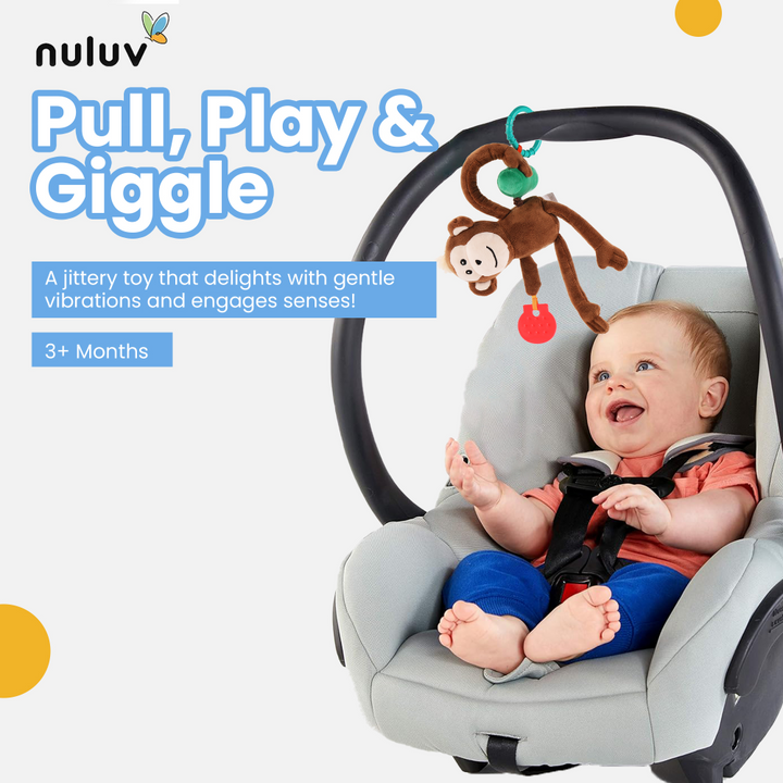 Nuluv Playtime Jittery Monkey