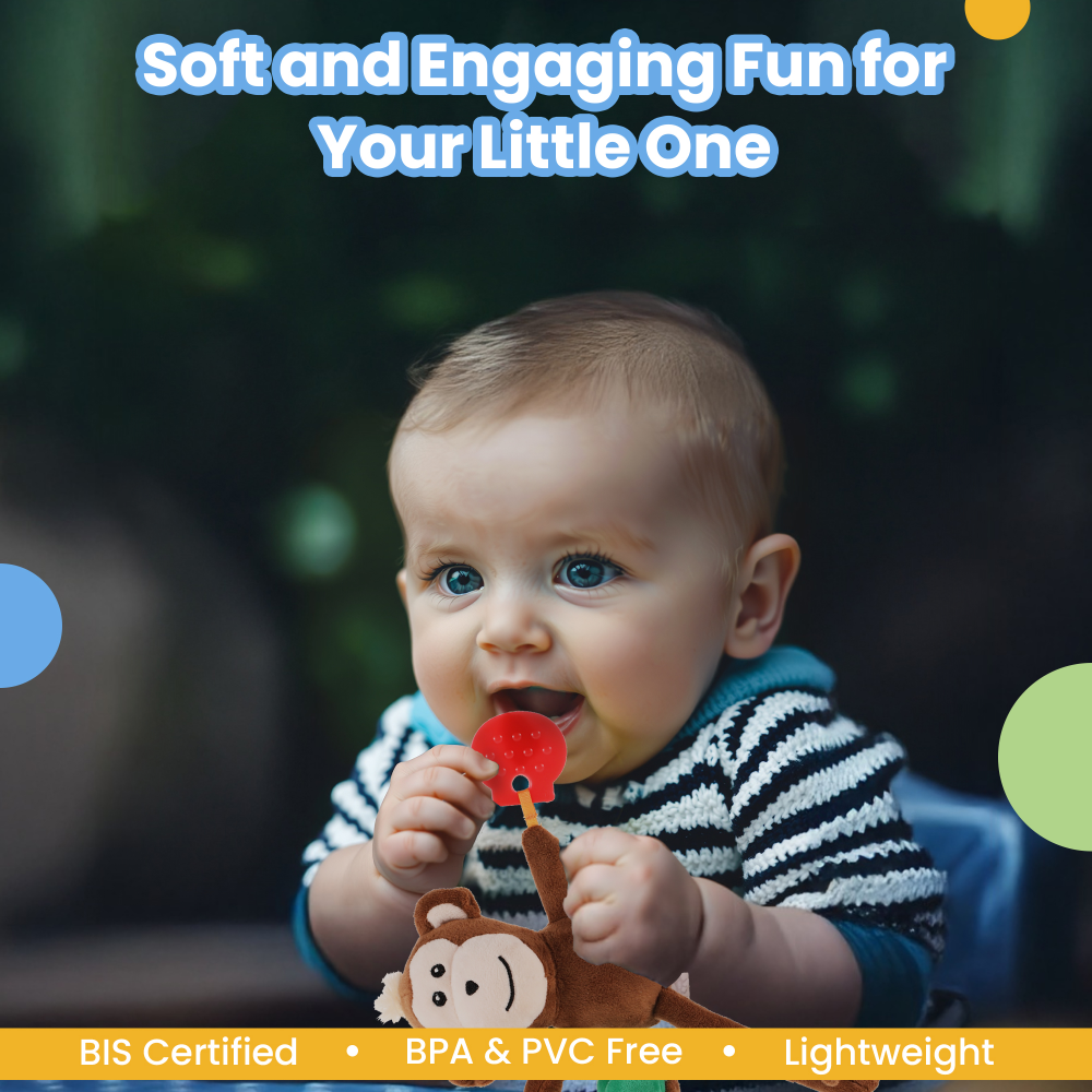 Nuluv Playtime Jittery Monkey