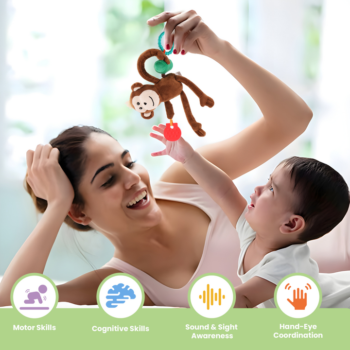 Nuluv Playtime Jittery Monkey