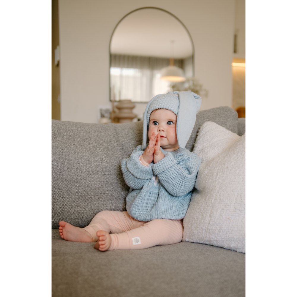 NamelyCo Bunny Beanie - Kentucky Blue