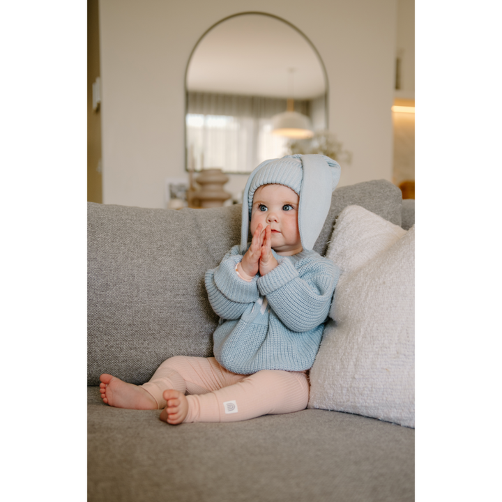 NamelyCo Bunny Beanie - Kentucky Blue