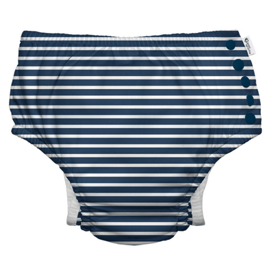 Reusable Stripe Swim Diaper with Snaps (3 months - 3 years)