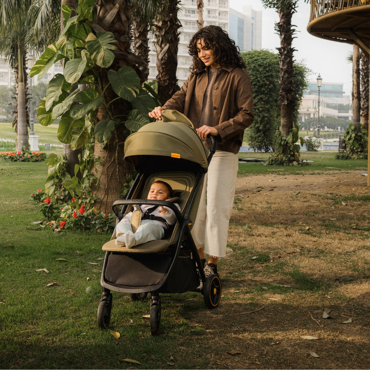Loopie Hop Stroller - Olive Fern