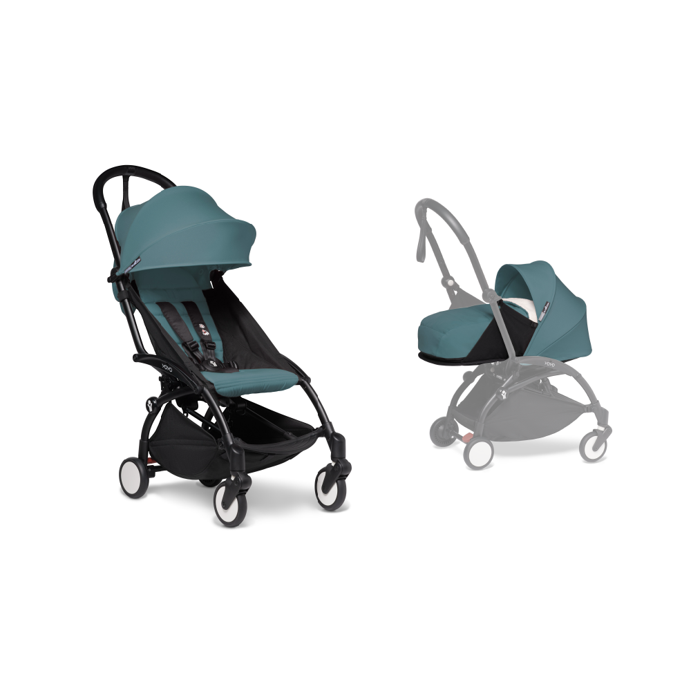 YOYO² Complete Stroller With Newborn Pack- Black Frame