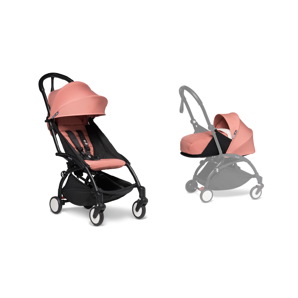 YOYO² Complete Stroller With Newborn Pack- Black Frame