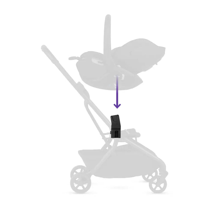 Silver Cross Universal Car Seat Adapters - Attach to Frame for Instant Travel System