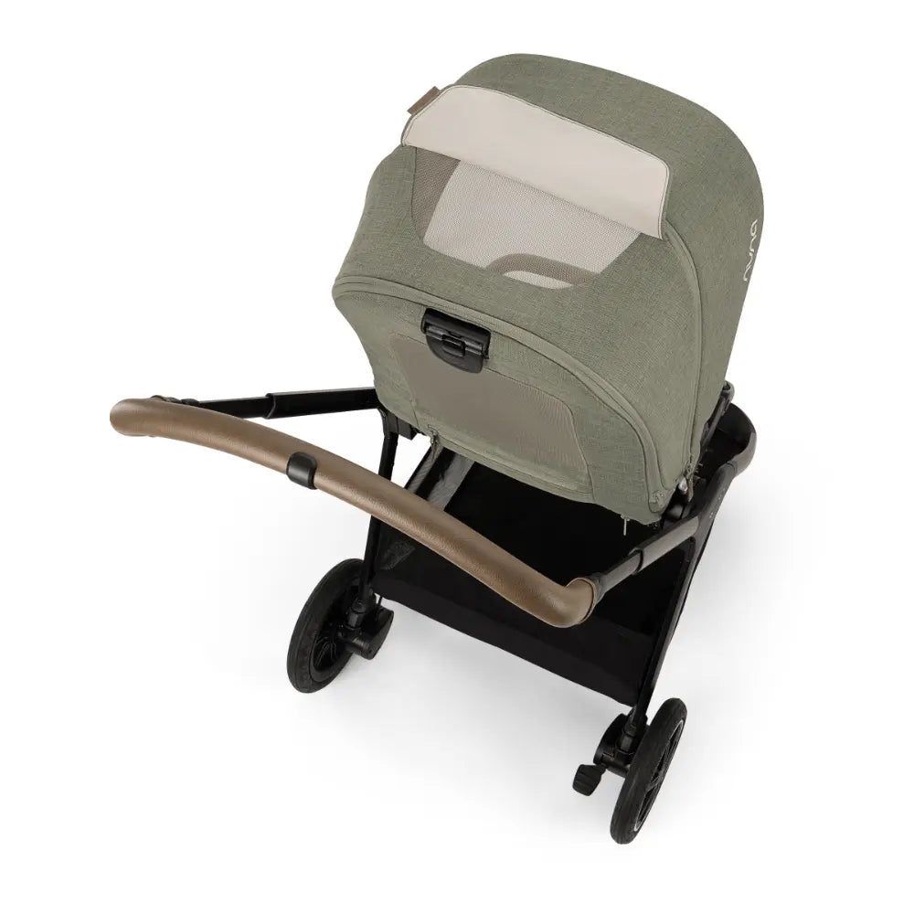 Nuna TRIV Next Reversible Seat Stroller with Flat Recline|Height Adjustable Handle Bar|All Terrain|All Wheel Suspension|One Hand Fold|Rain Cover &amp; Post Adaptors|0 to 4Y (Upto 22Kg) - Pine