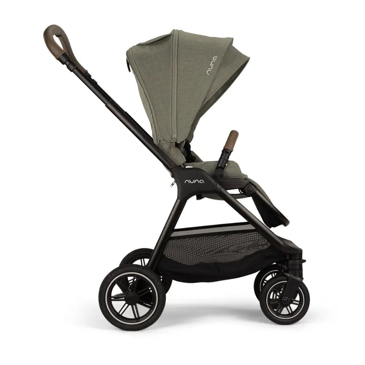 Nuna TRIV Next Reversible Seat Stroller with Flat Recline|Height Adjustable Handle Bar|All Terrain|All Wheel Suspension|One Hand Fold|Rain Cover &amp; Post Adaptors|0 to 4Y (Upto 22Kg) - Pine
