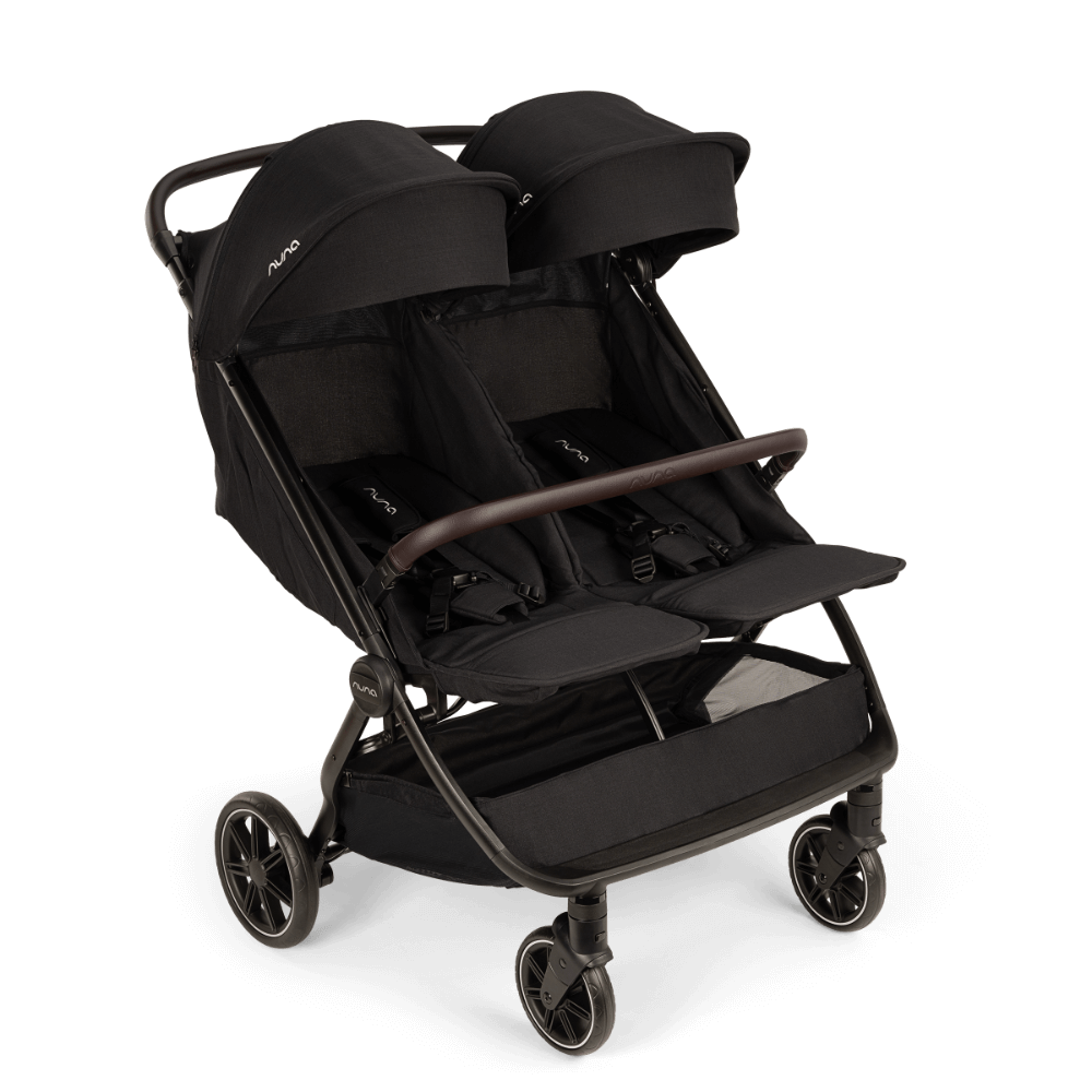 Nuna Trvl™ Dubl Caviar Twin Stroller