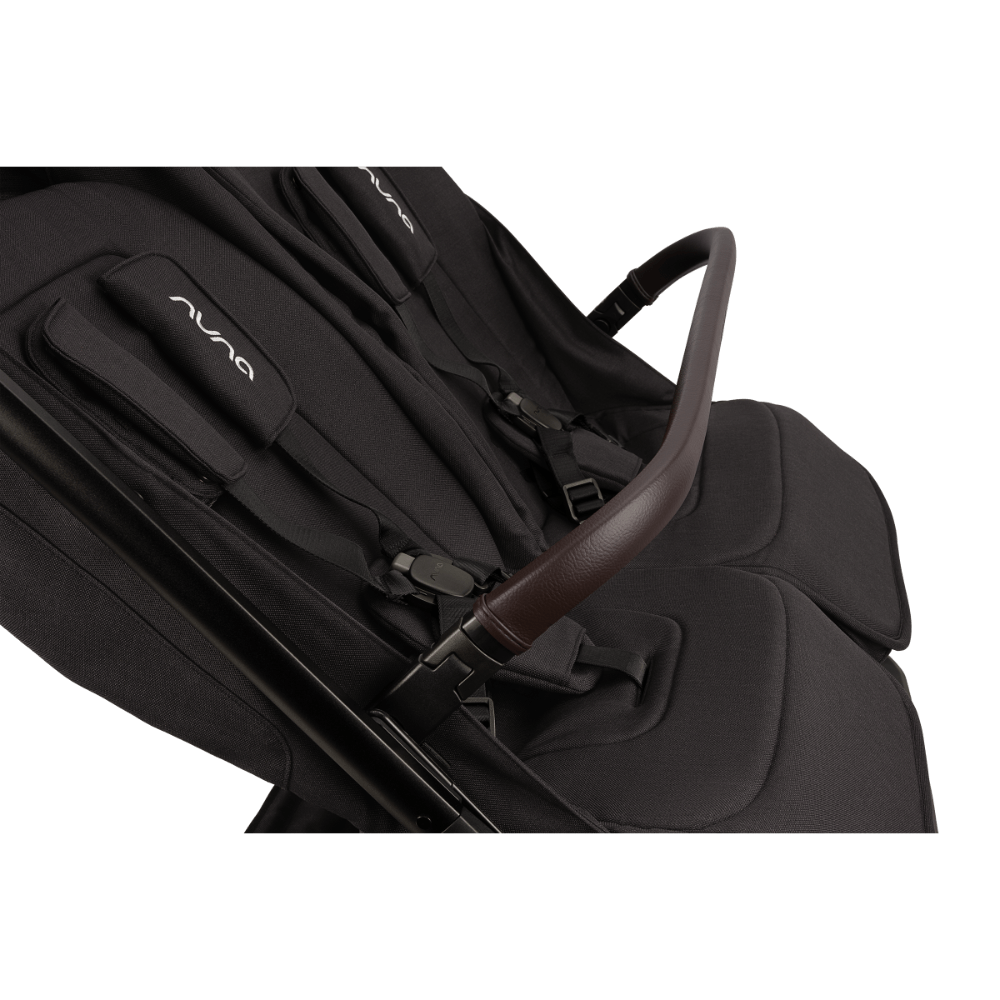 Nuna Trvl™ Dubl Caviar Twin Stroller