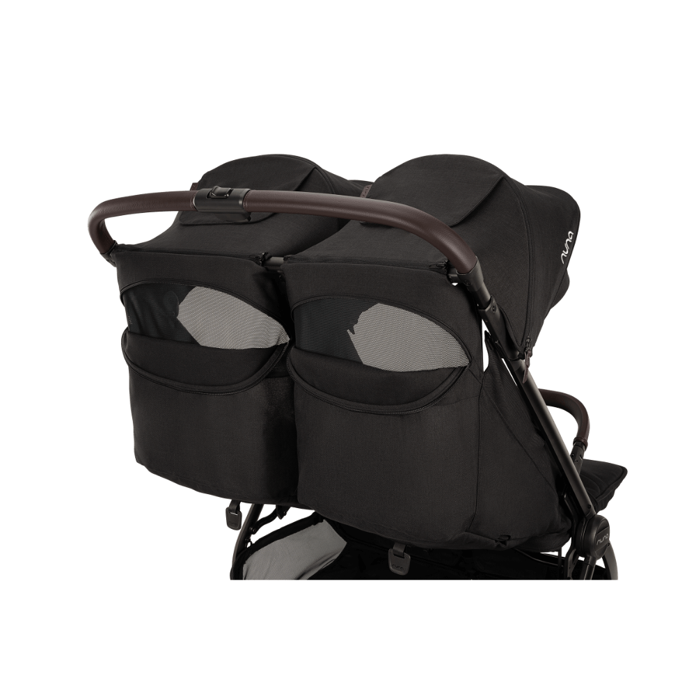 Nuna Trvl™ Dubl Caviar Twin Stroller