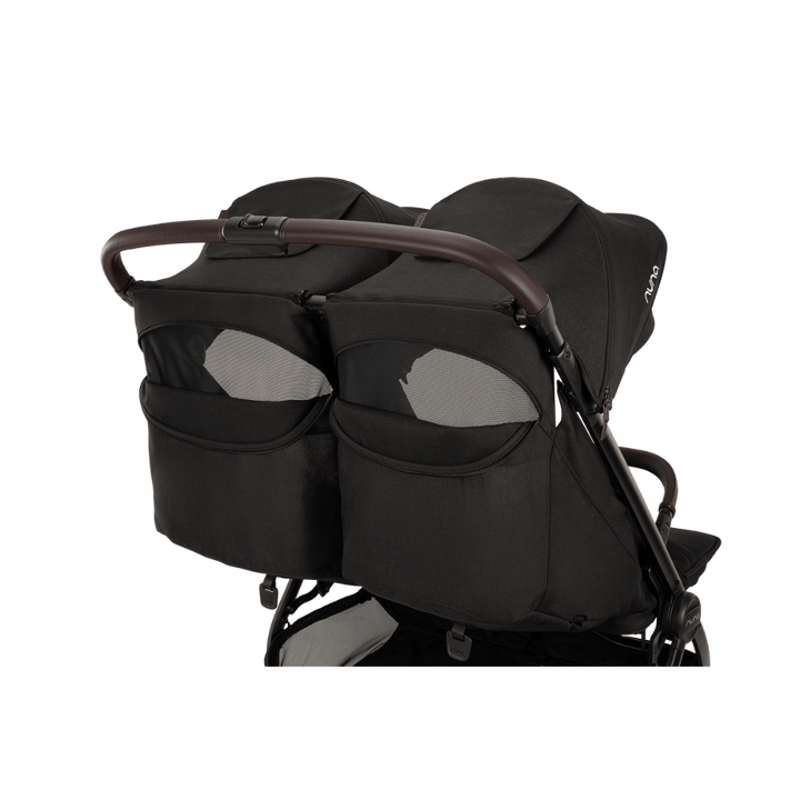 Nuna Trvl™ Dubl Caviar Twin Stroller