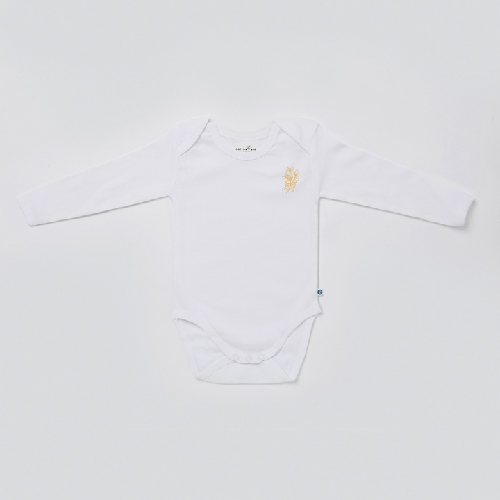 Cotton Bug Full Sleeves Romper - Set of 3 - Olive