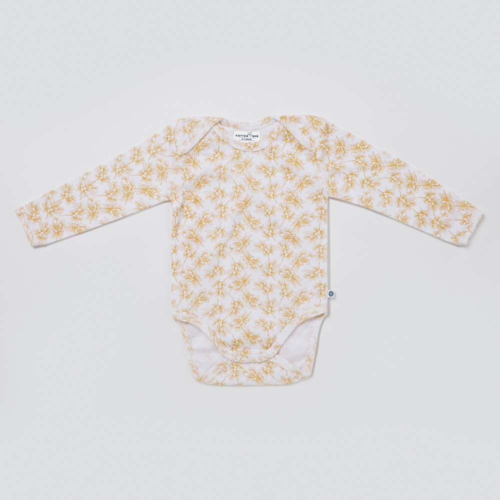 Cotton Bug Full Sleeves Romper - Set of 3 - Olive