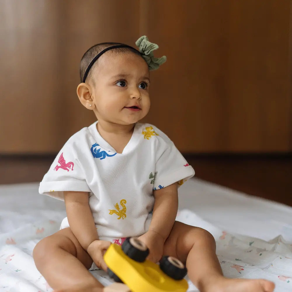 Dulaar Organic Cotton T-shirt Onesie
