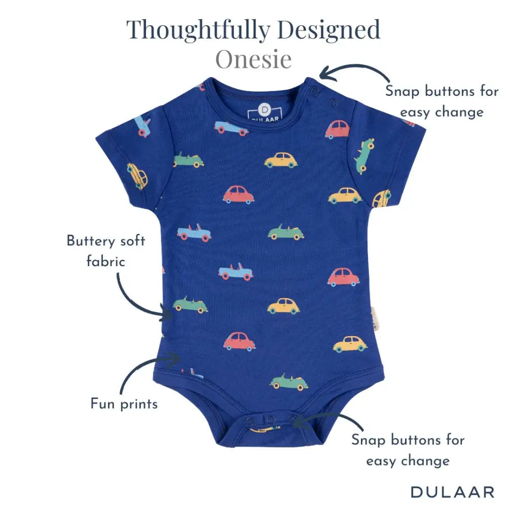 Dulaar Cotton T-shirt Onesie - Wildride - Set of 3