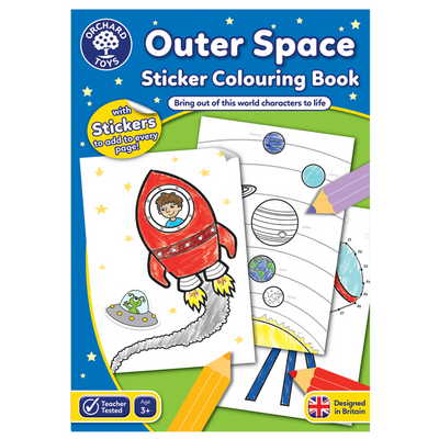 Orchard Toys Outer Space Sticker Colouring Book