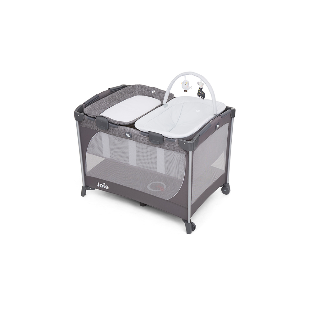 Joie Playard Commuter Change &amp; Snooze - Linen Grey