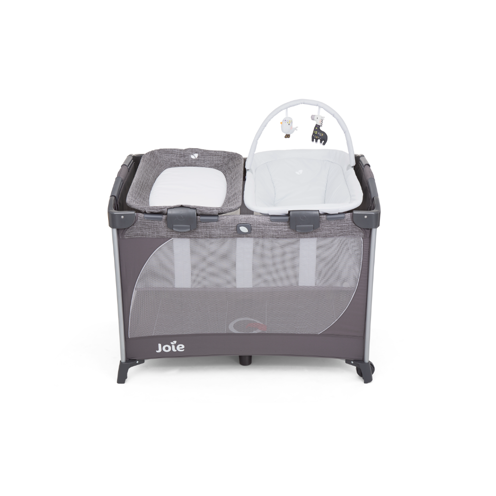 Joie Playard Commuter Change &amp; Snooze - Linen Grey