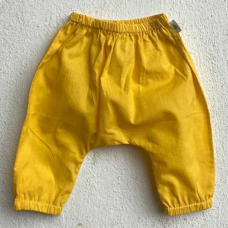 Whitewater Kids Unisex Organic Yellow Jhabla Set