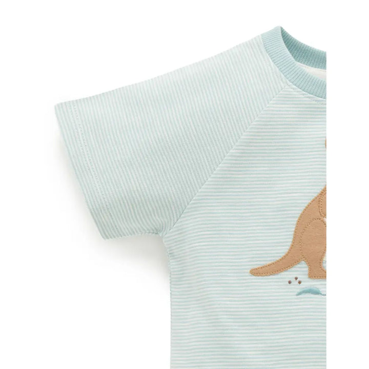 Purebaby Light Blush Organic Cotton Koala Applique Tee