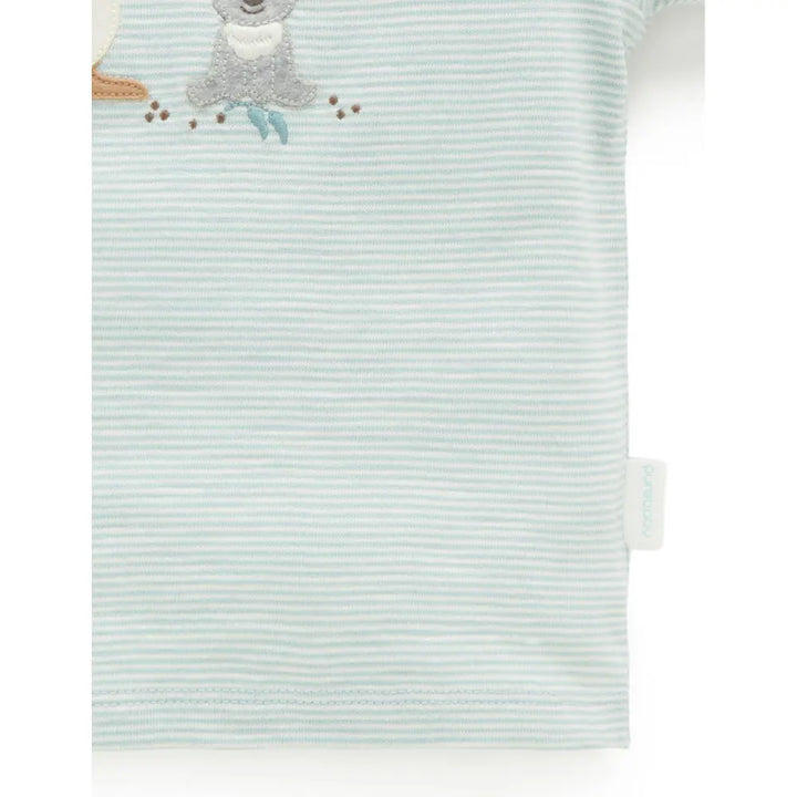 Purebaby Light Blush Organic Cotton Koala Applique Tee