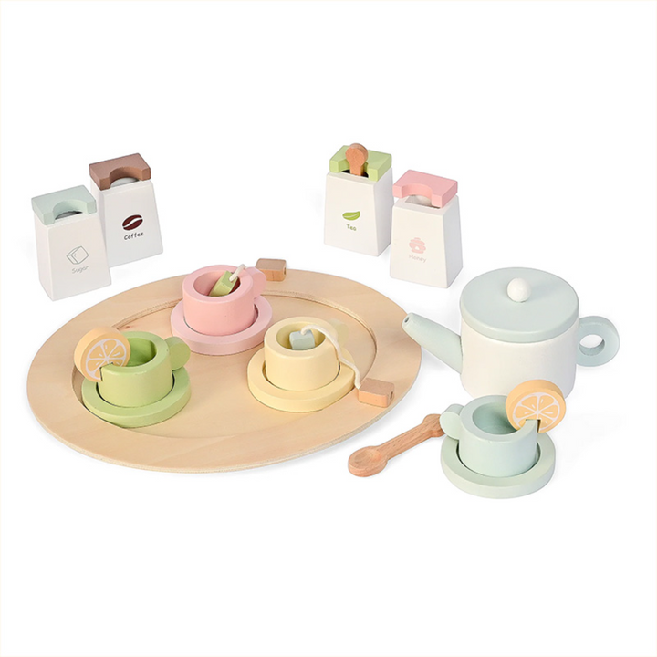 Playbox Wooden Tea Set for Kids