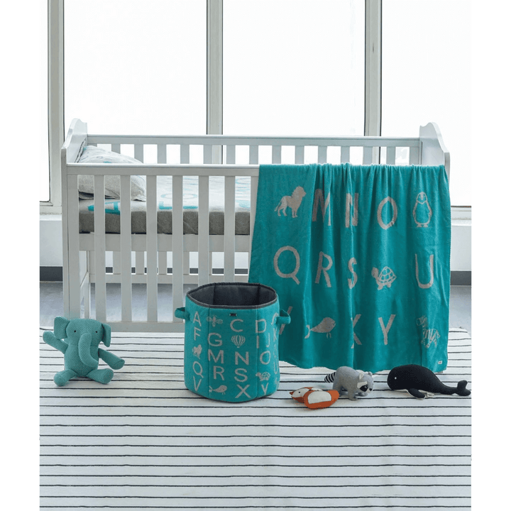 Pluchi Knitted Cot Sheet &amp; Pillow Set For Babies