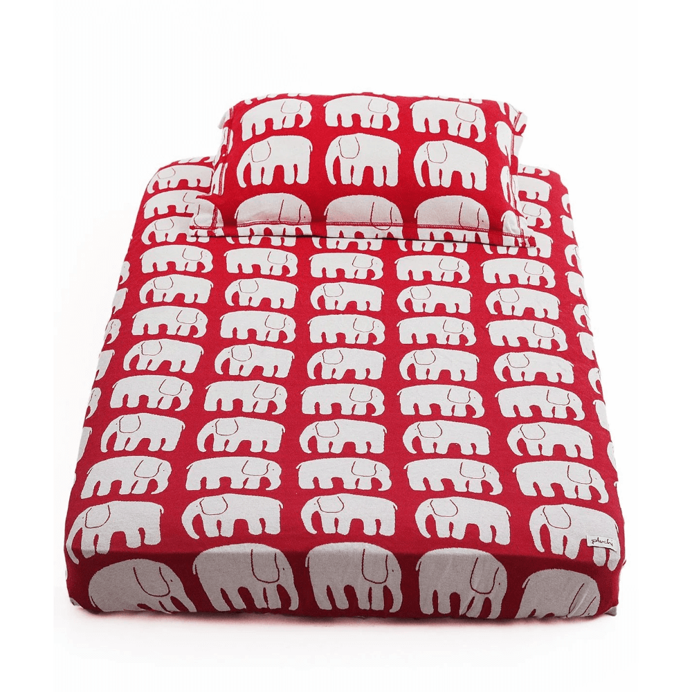 Pluchi Knitted Cot Sheet &amp; Pillow Set For Babies