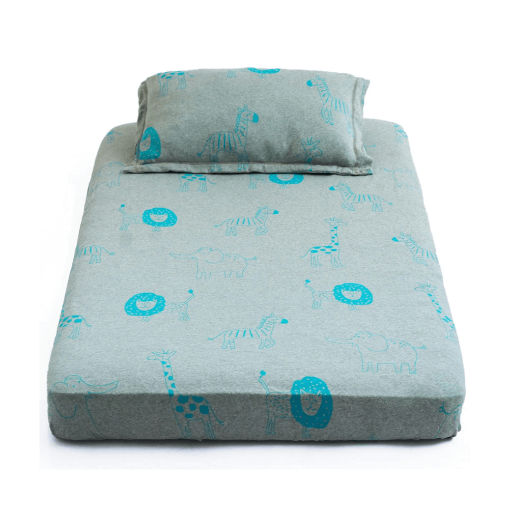 Pluchi Knitted Cot Sheet &amp; Pillow Set For Babies
