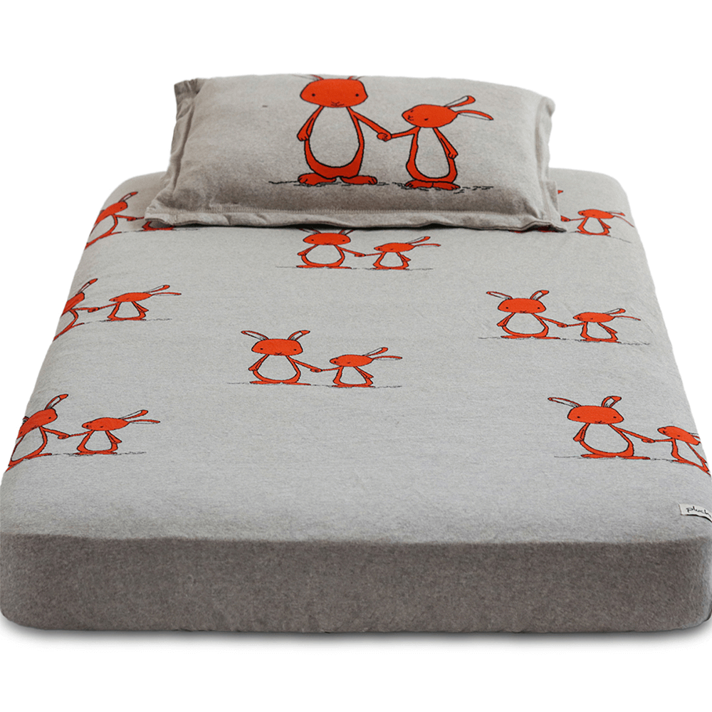 Pluchi Knitted Cot Sheet &amp; Pillow Set For Babies