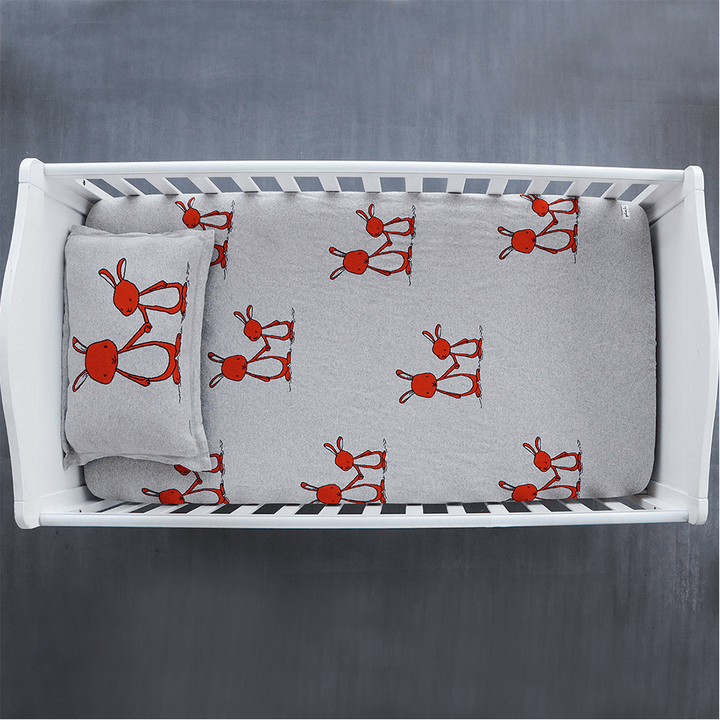 Pluchi Knitted Cot Sheet &amp; Pillow Set For Babies