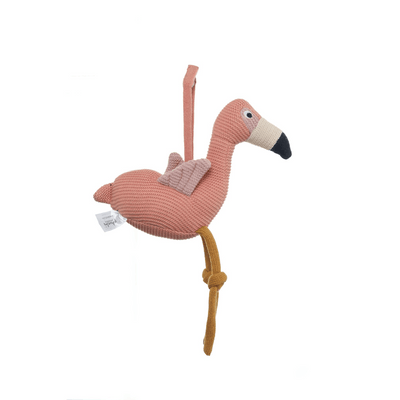 Pluchi Flamingo Cotton Knitted Soft Toy
