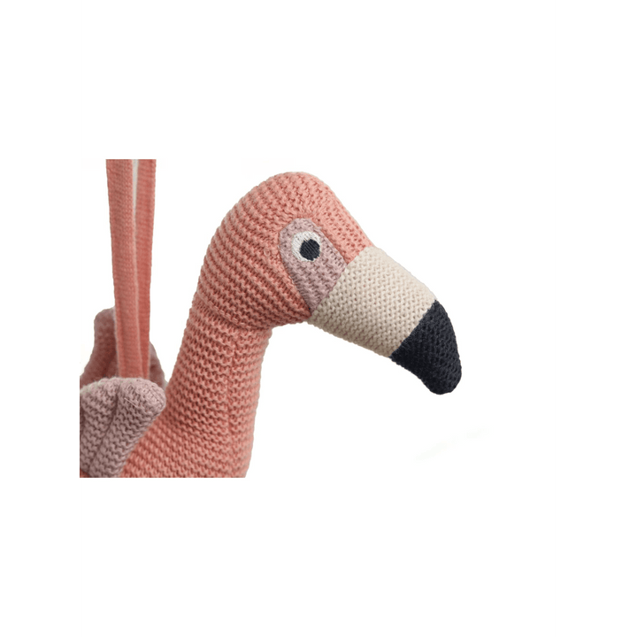 Pluchi Flamingo Cotton Knitted Soft Toy