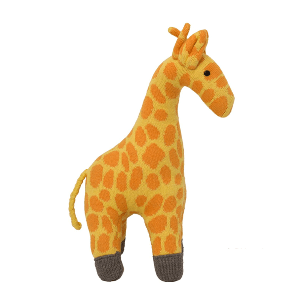 Pluchi Yellow &amp; Orange Giraffe Soft Toy
