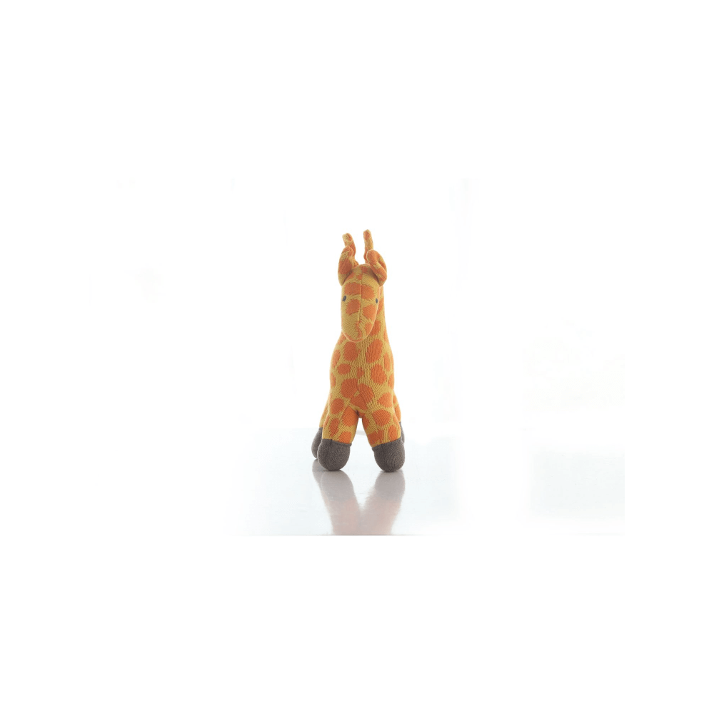 Pluchi Yellow &amp; Orange Giraffe Soft Toy