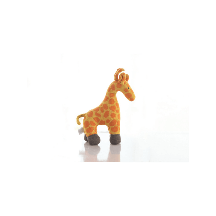 Pluchi Yellow &amp; Orange Giraffe Soft Toy