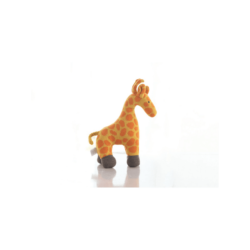Pluchi Yellow & Orange Giraffe Soft Toy