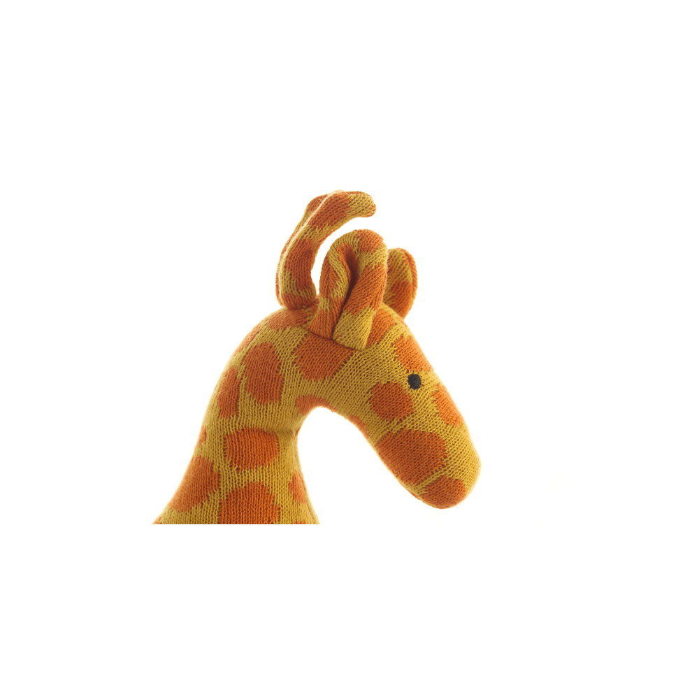 Pluchi Yellow &amp; Orange Giraffe Soft Toy