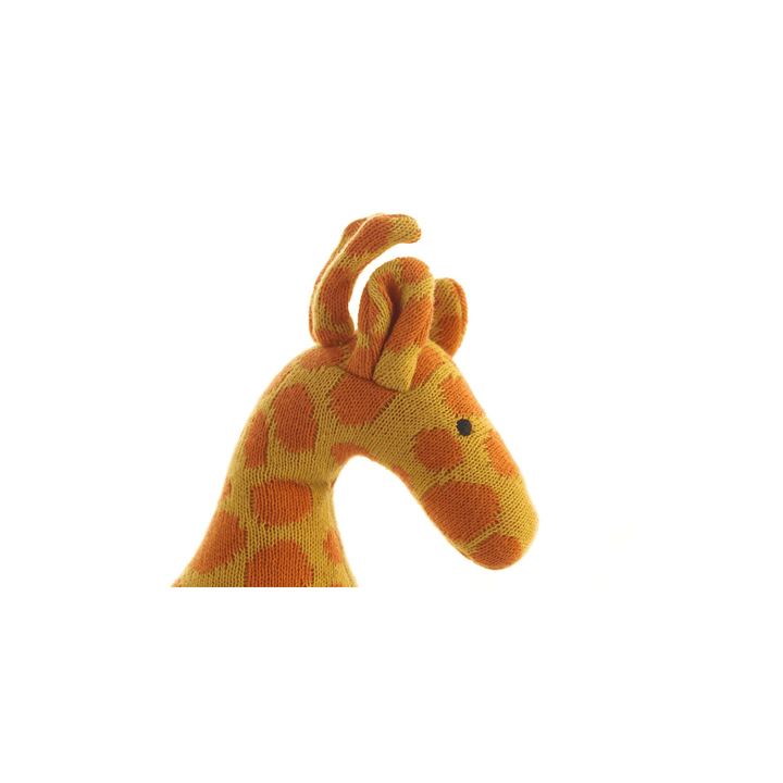 Pluchi Yellow &amp; Orange Giraffe Soft Toy