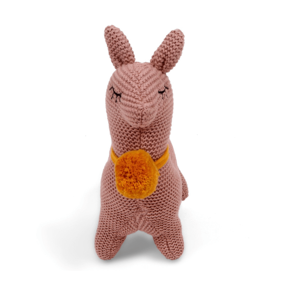 Pluchi Sweet Llama 100% Cotton Knitted Soft Toy