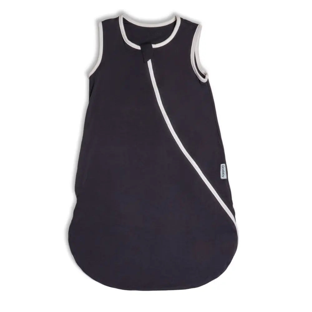 Qoalaby Liljeholmen Bamboo Sleep Bundle (Sleepsuit + Sleepsack) - Slate Gray