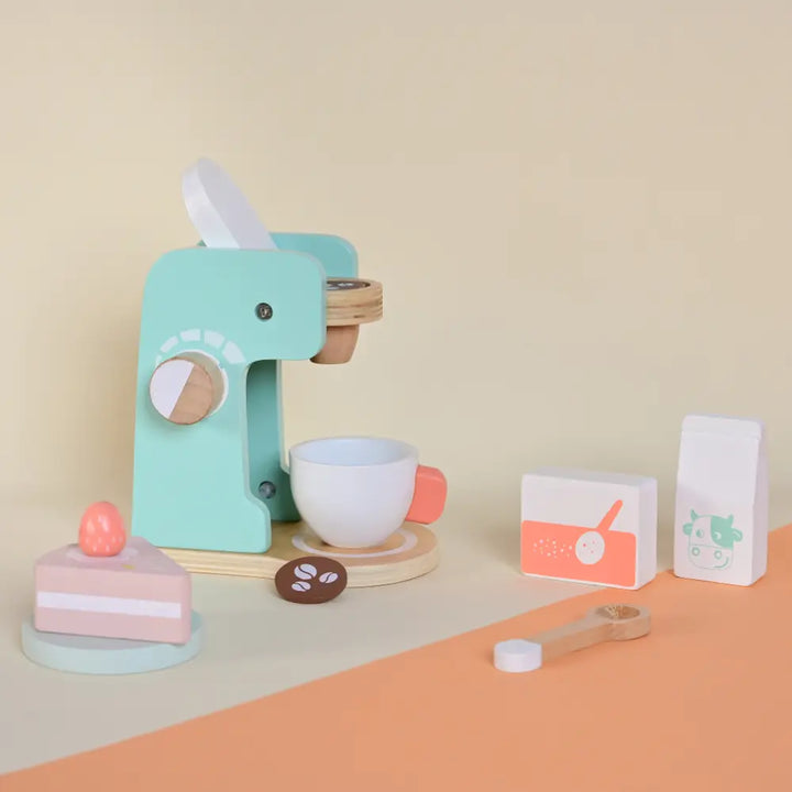 Playbox Wooden Coffee Maker Play Set