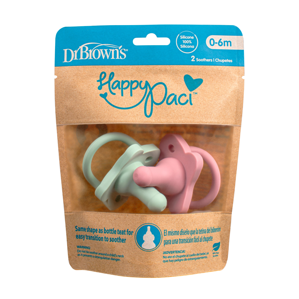 Dr. Brown's Happy Paci Silicone Two-Piece Soother