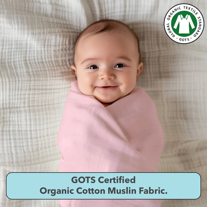 The White Cradle Baby Nursery Swaddle Blanket Wrap 2pcs