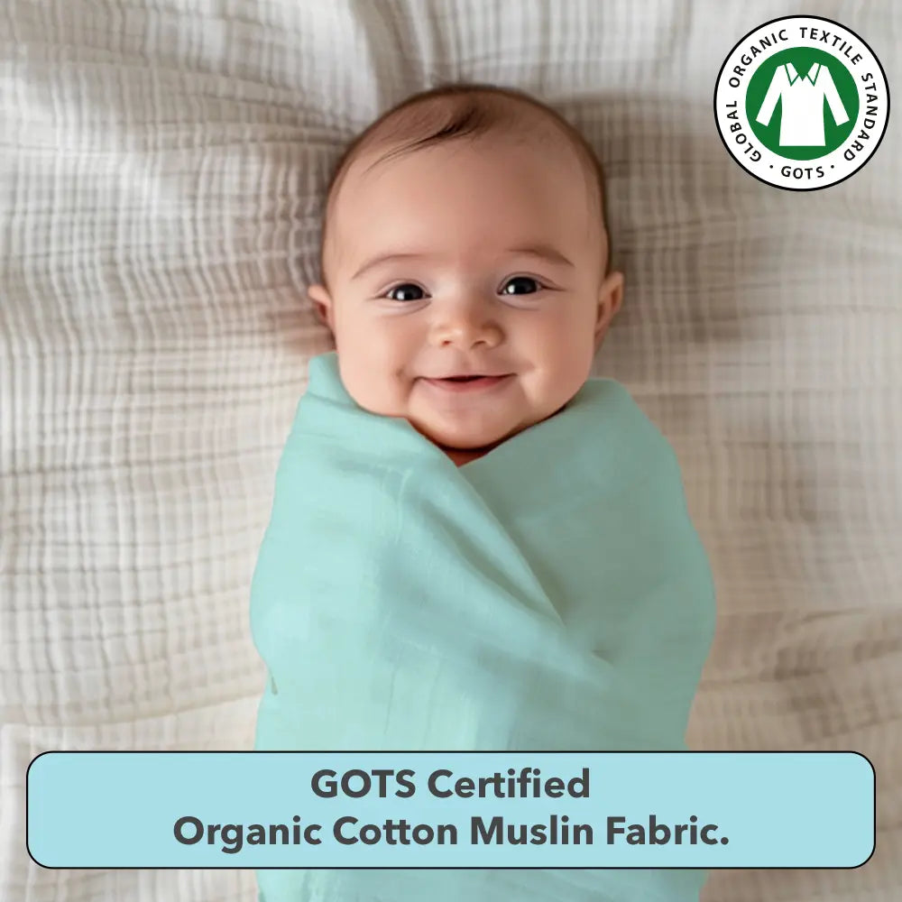 The White Cradle Baby Nursery Swaddle Blanket Wrap 2pcs