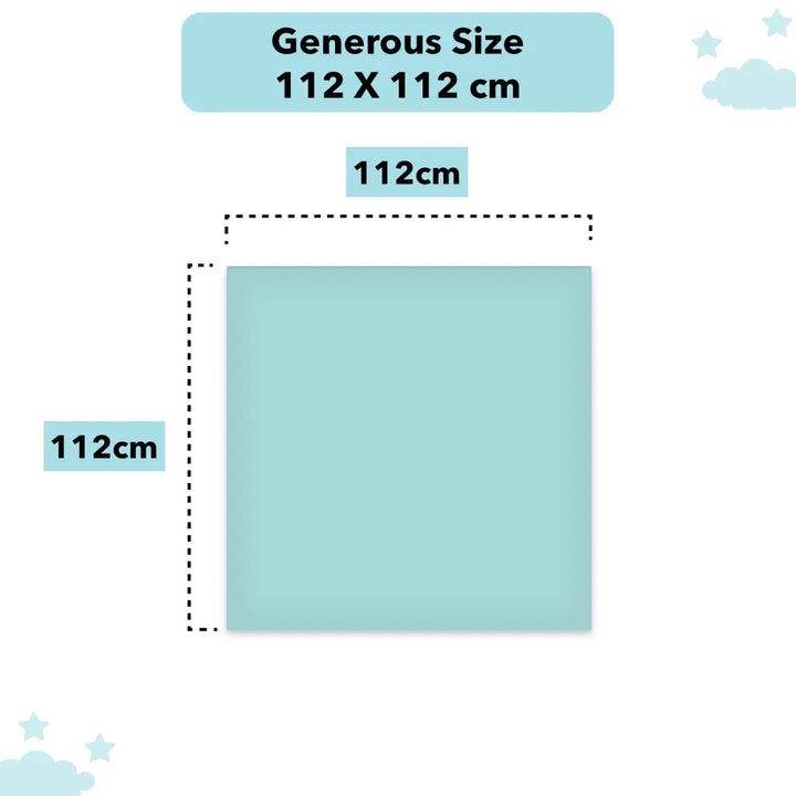 The White Cradle Baby Nursery Swaddle Blanket Wrap 2pcs