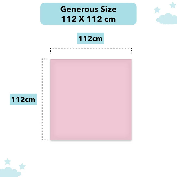 The White Cradle Baby Nursery Swaddle Blanket Wrap 2pcs